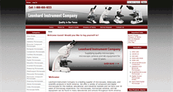 Desktop Screenshot of leonhardinstrument.com